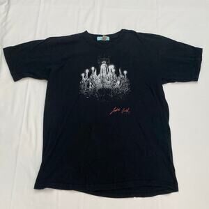 Rare 2K By Gingham Artist Series T-Shirt Large Chandelier Soft Gold Vintage USA